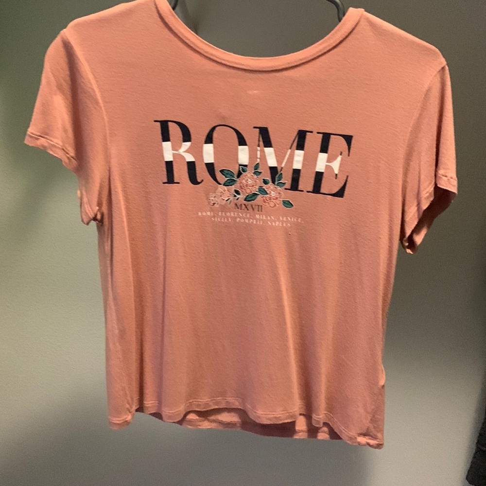 H&M Pink Flowy "ROME" Top